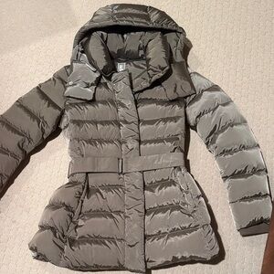 Add Down Taupe Puffer Jacket